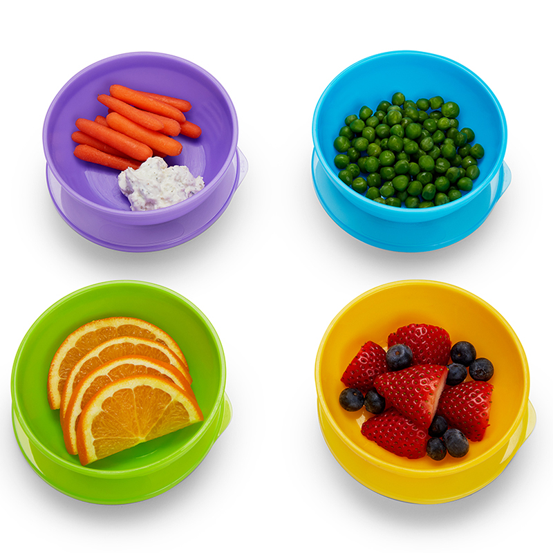 Bộ 4 bát có nắp + 2 Thìa Munchkin