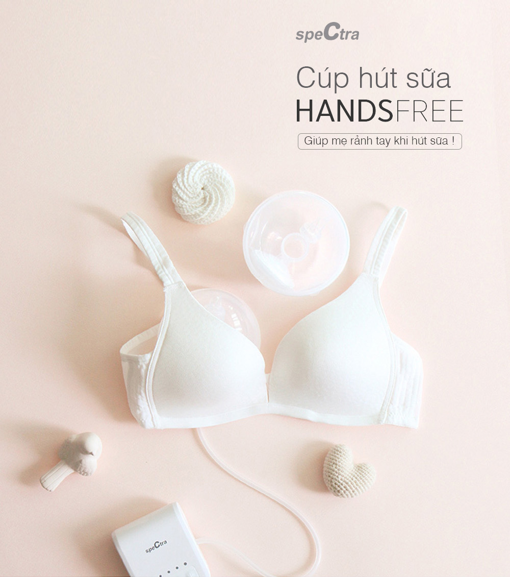 Bộ cúp hút sữa rảnh tay Spectra Handsfree (Size 24/25/28mm)