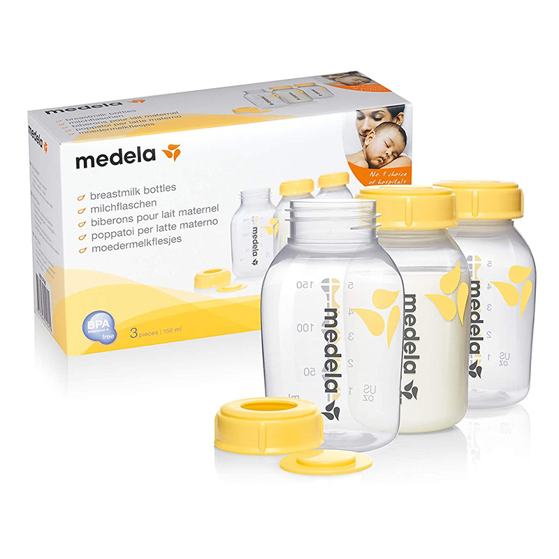 Bộ trữ sữa Medela (250ml, 150ml, Trắng)