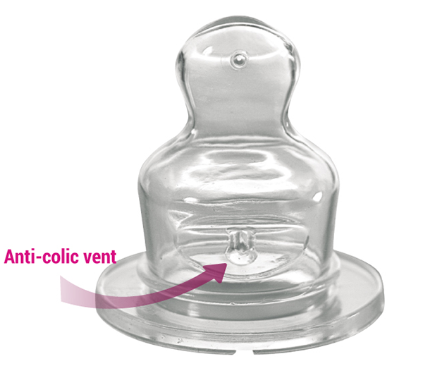 Bình sữa NIP nhựa cổ thường xanh 250ml (0-6M)