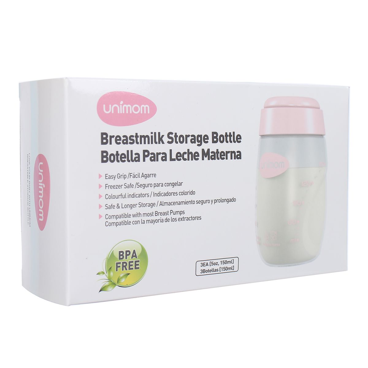 Bộ 3 bình trữ sữa Unimom UM880045 150ml
