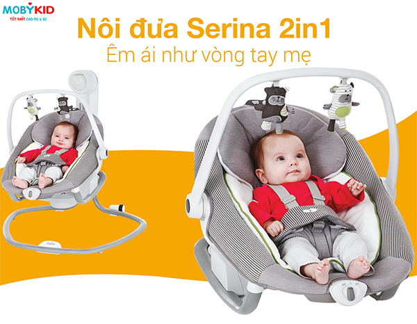 Các bà mẹ UK nói gì về chiếc nôi em bé Joie Serina 2in1