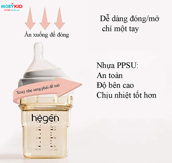 Cách phân biệt bình sữa Hegen thật giả
