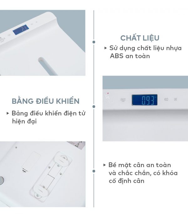 Cân điện tử thông minh Moaz BéBé MB-022
