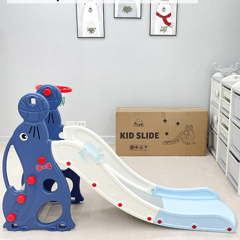 Cầu trượt đơn hải cẩu Holla màu dương HL-10149