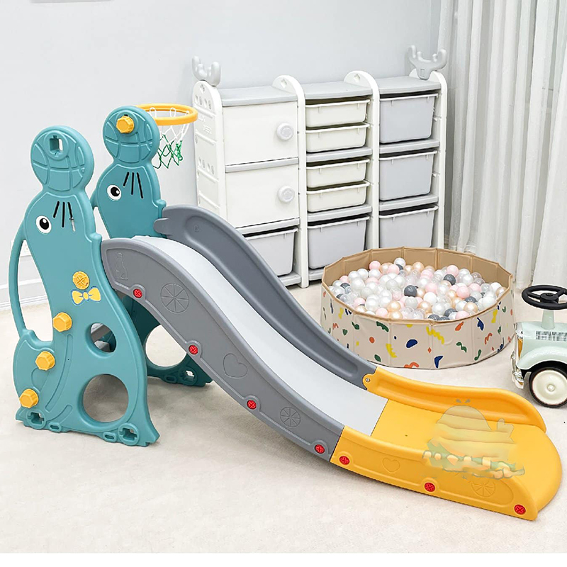Cầu trượt đơn hải cẩu Holla màu xanh lá HL-10149