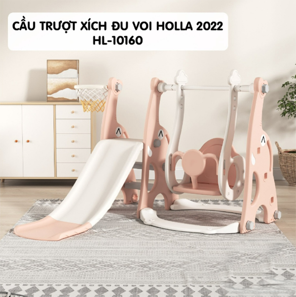 Cầu trượt xích đu voi Holla 2022 HL-10160-6 - Copy