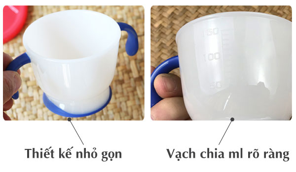 Cốc Tập Uống 3 Giai Đoạn Richell (Tay Xanh)