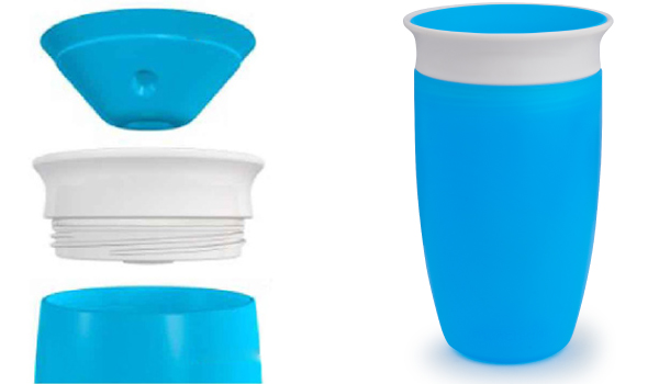 Cốc tập uống 360 độ lớn Munchkin 296ml màu dương