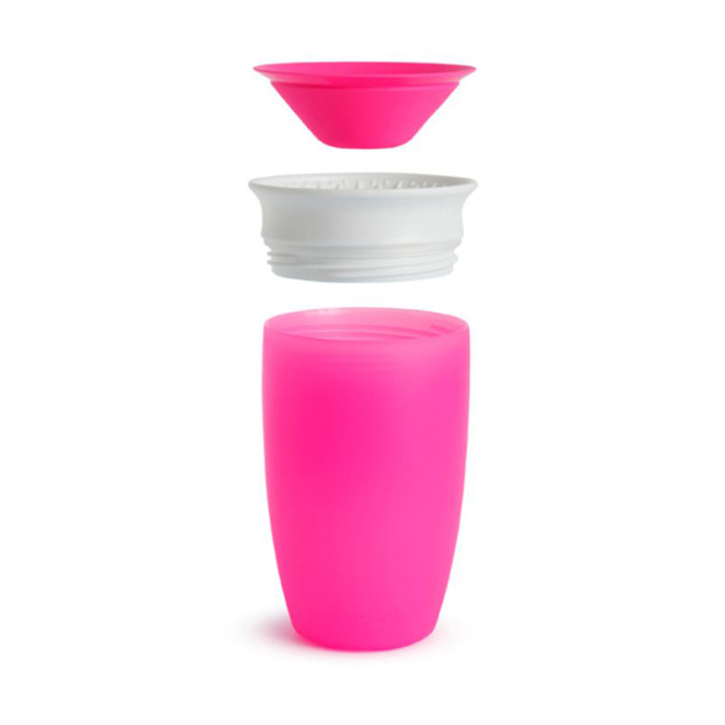 Cốc tập uống 360 độ lớn Munchkin 296ml màu hồng