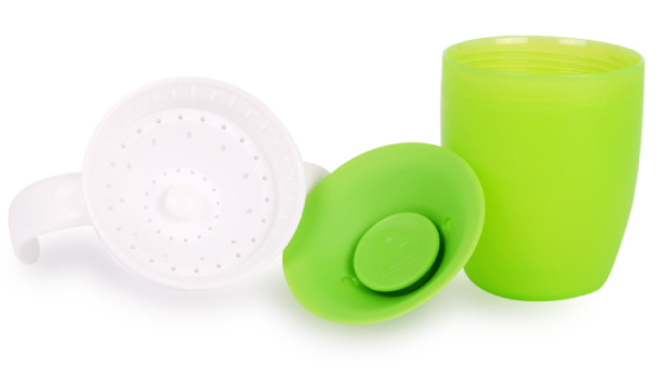 Cốc tập uống 360 độ nhỏ Munchkin 207ml màu xanh lá