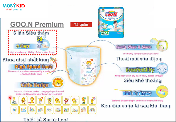 Giúp mẹ phân biệt bỉm tã Goo.n thật giả chi tiết và dễ dàng