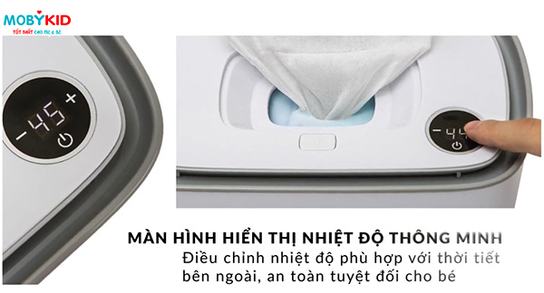 Hướng dẫn cách sử dụng máy làm ấm khăn ướt Moaz BéBé