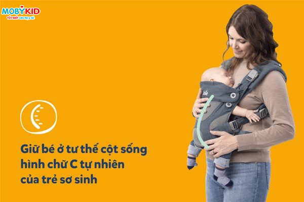 Hướng dẫn sử dụng địu em bé 4 tư thế Joie Savvy đúng cách