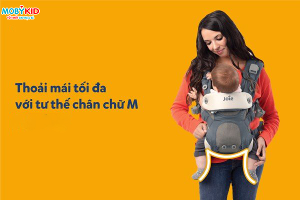 Hướng dẫn sử dụng địu em bé 4 tư thế Joie Savvy đúng cách