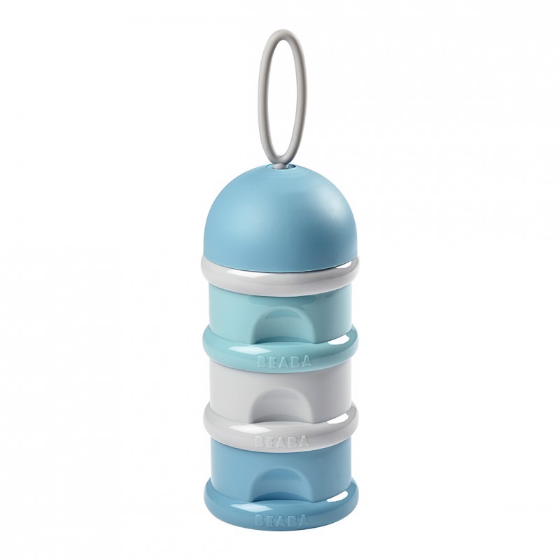 Hộp Chia Sữa Và Snack 3 Ngăn Béaba Airy Blue