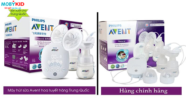 Hướng dẫn phân biệt máy hút sữa Philips Avent Thật - Giả
