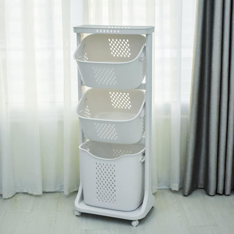 Kệ nhựa 3 tầng Holla màu trắng