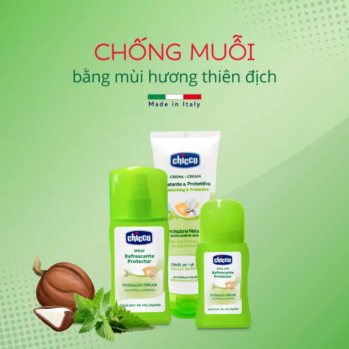 Lăn đa năng chống & xua muỗi Chicco 60ml