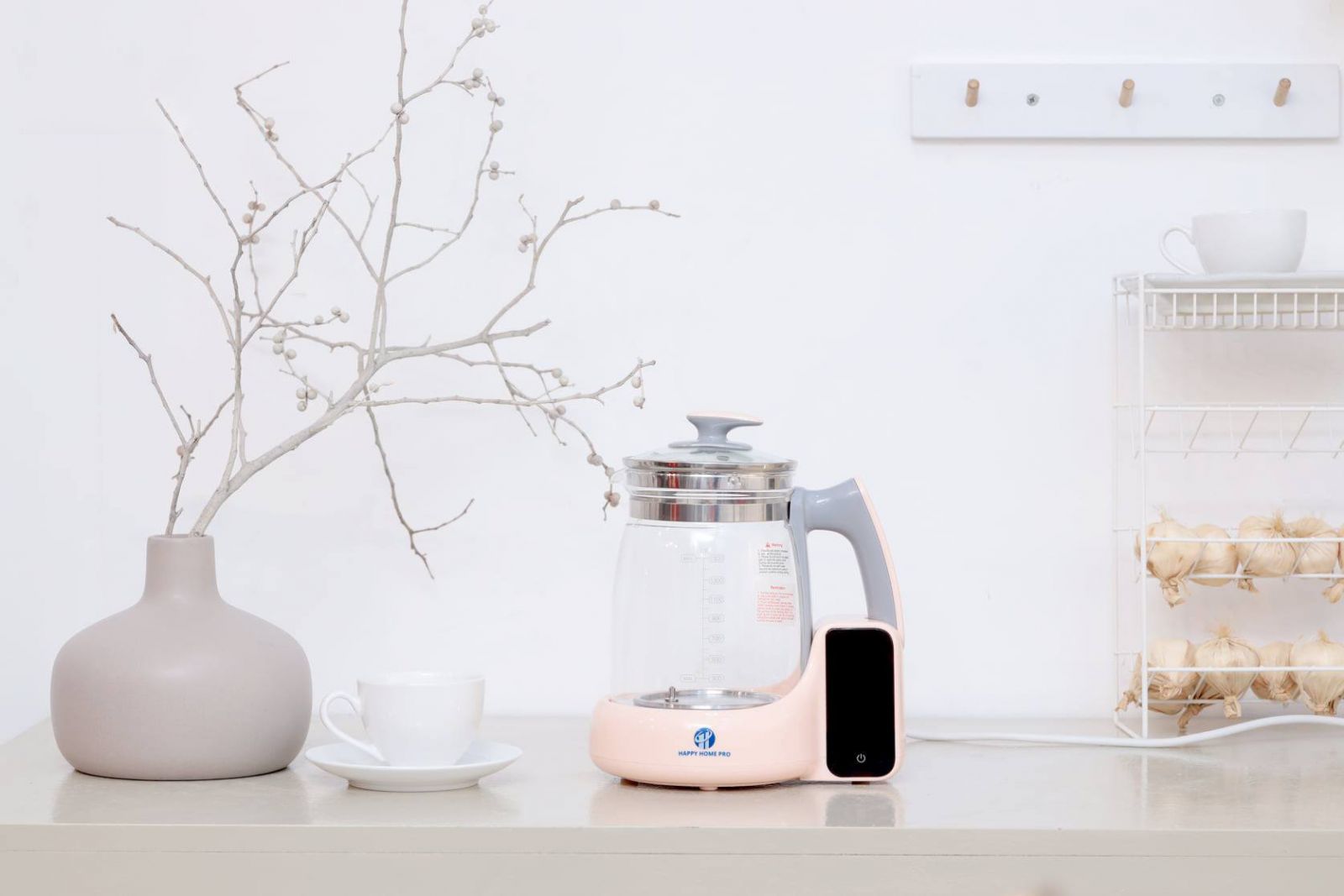 Máy đun nước pha sữa Happy Home Pro thông minh đa chức năng