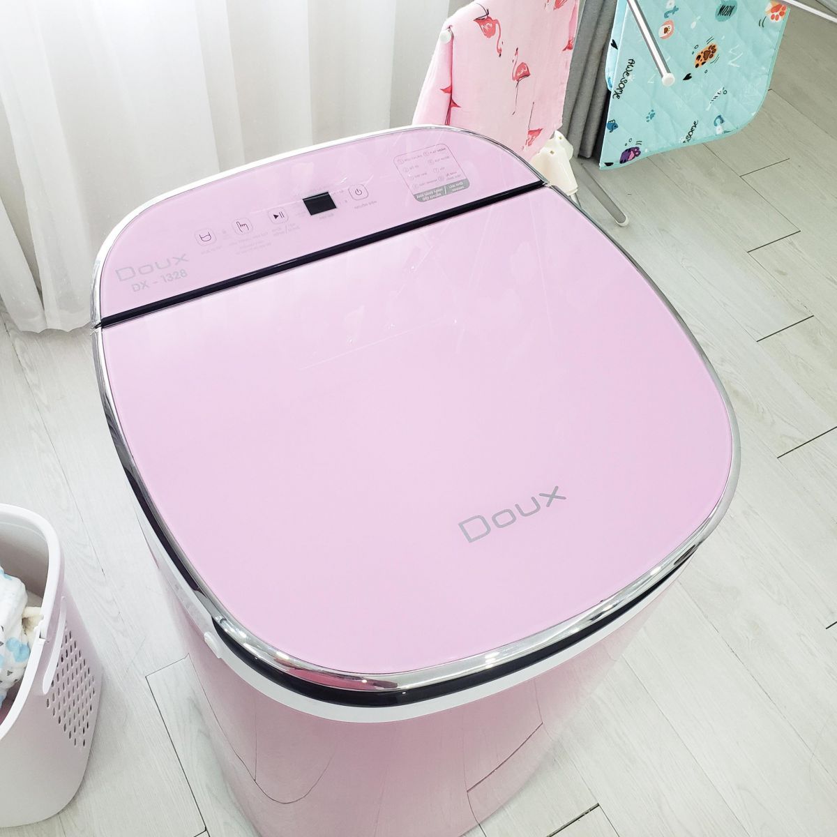 Máy Giặt Mini Doux Lux Màu Hồng