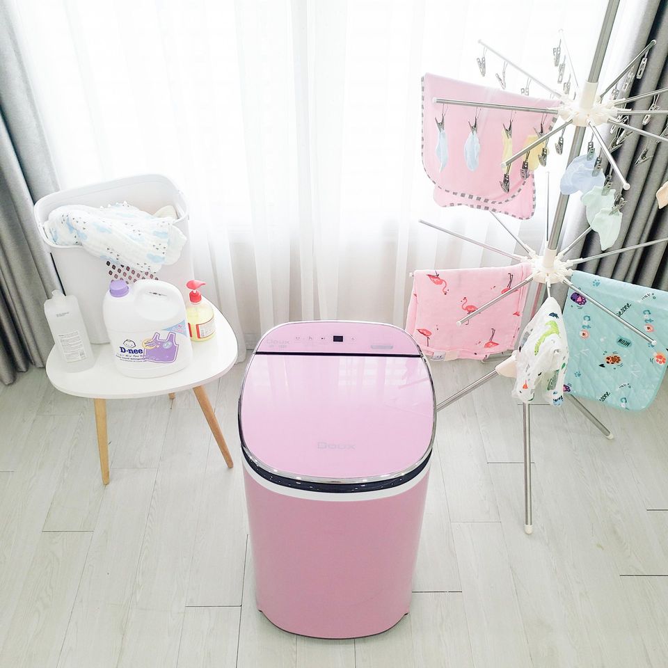 Máy Giặt Mini Doux Lux Màu Hồng