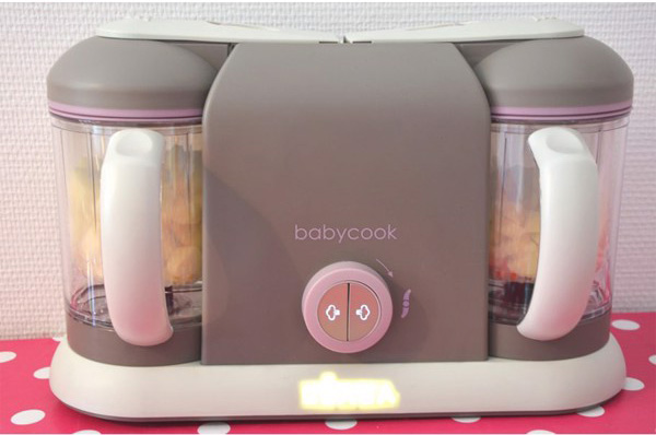 Máy Hấp Xay Đôi Béaba Babycook Plus Màu Ghi Cloud