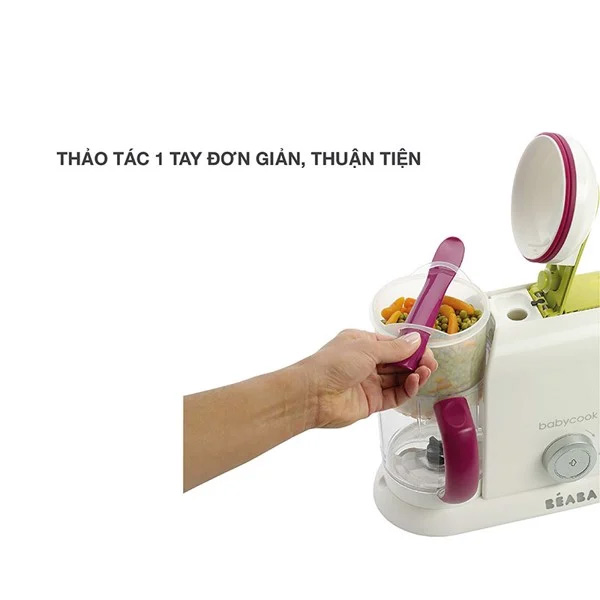 Máy Hấp Xay Đôi Béaba Babycook Plus Màu Hồng Gold