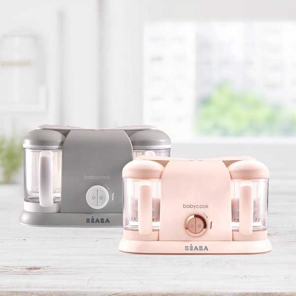 Máy Hấp Xay Đôi Béaba Babycook Plus Màu Hồng Gold 