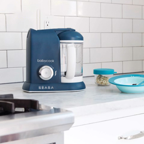 Máy Hấp Xay Đa Năng 4 Trong 1 Babycook Xanh Navy