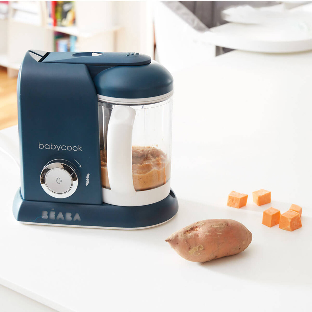 Máy Hấp Xay Đa Năng 4 Trong 1 Babycook Xanh Navy