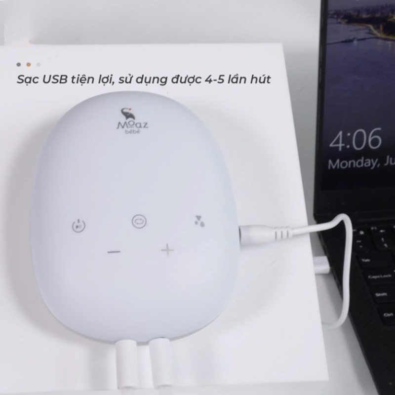 Máy hút sữa điện đôi Moaz BéBé MB - 029