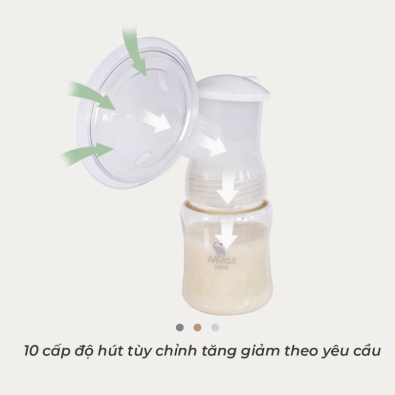 Máy hút sữa điện đôi Moaz BéBé MB - 029