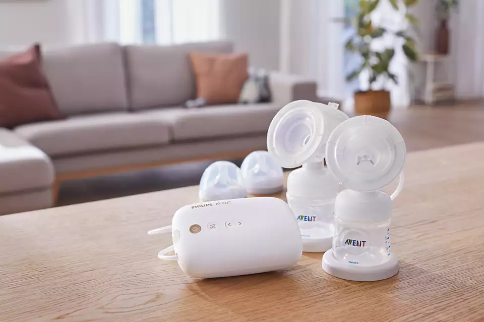 Máy hút sữa điện đôi Philips Avent Eureka Plus SCF394/11