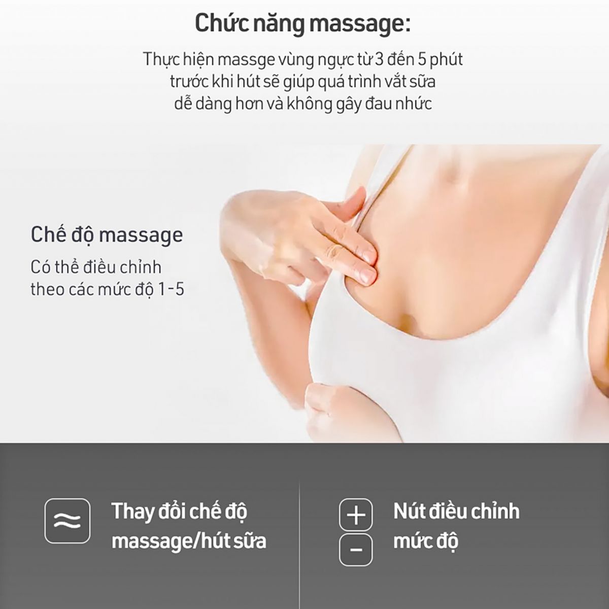 Máy hút sữa Cimilre không dây thông minh Free-T 