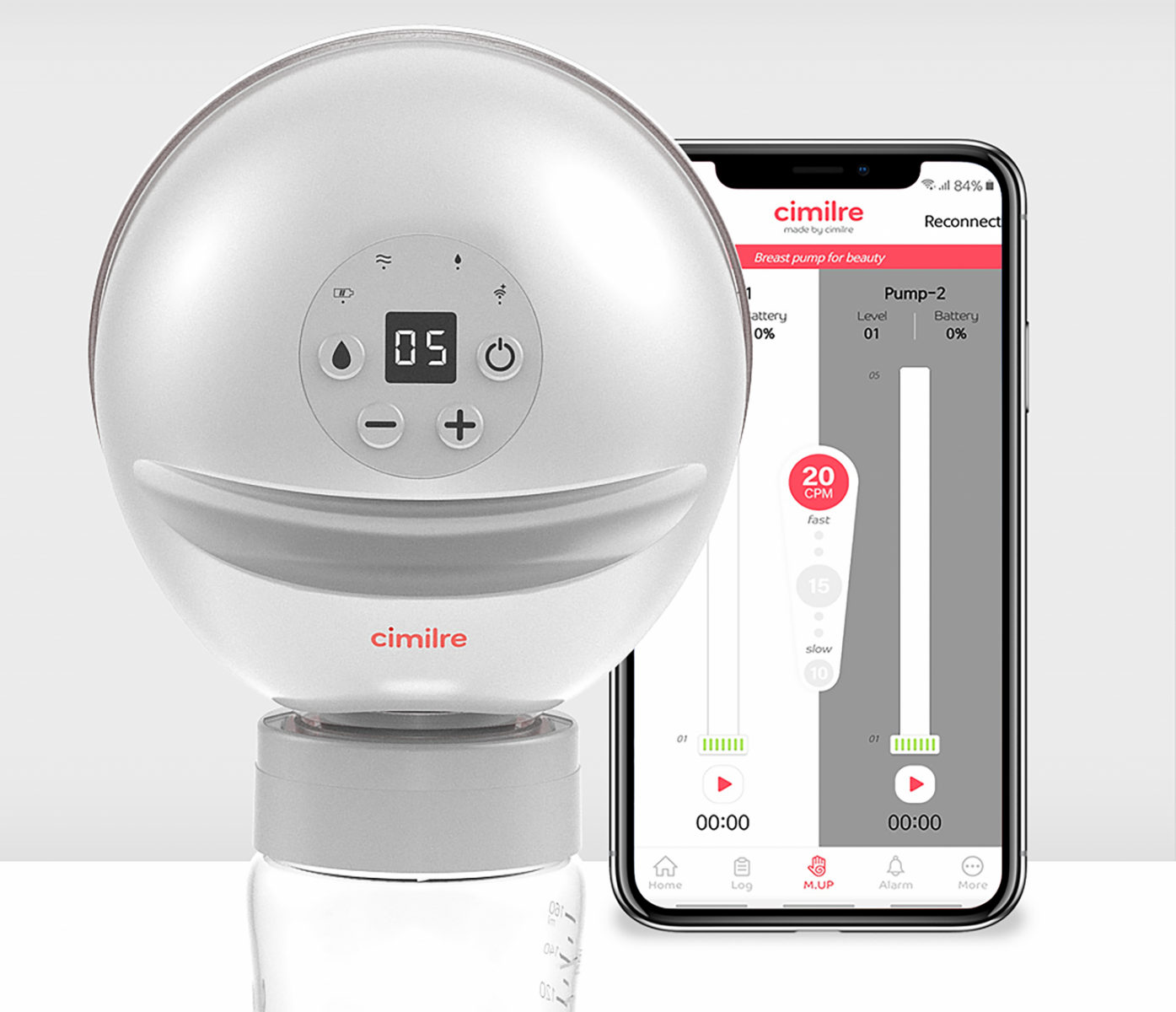 Máy hút sữa Cimilre không dây thông minh Free-T 
