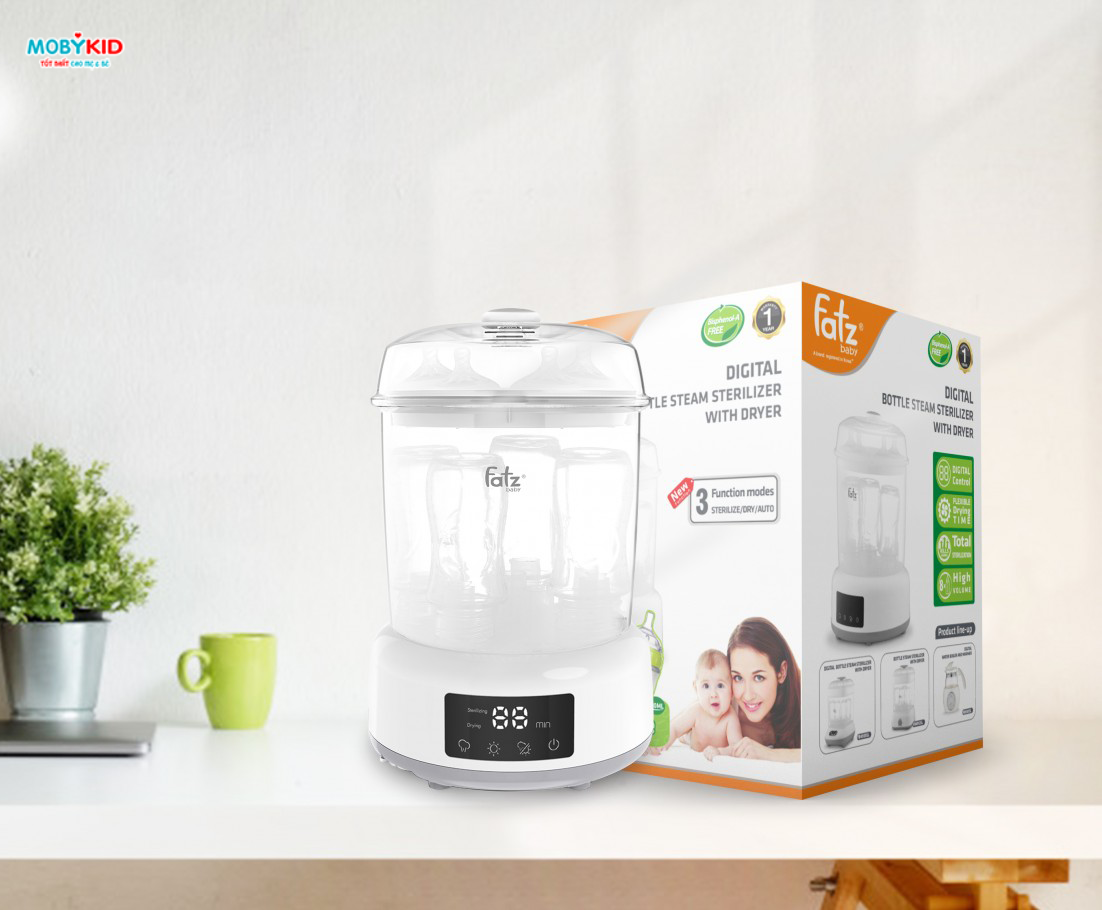 Những lý do mẹ nên sở hữu ngay máy tiệt trùng bình sữa Fatzbaby từ thương hiệu Hàn Quốc