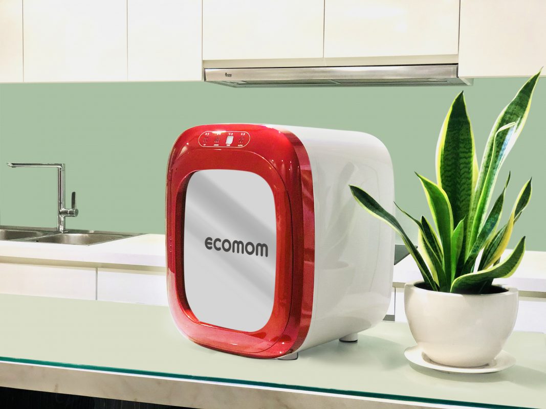 Máy tiệt trùng sấy khô khử mùi bằng tia UV Ecomom ECO-100 Pro - Màu Đỏ