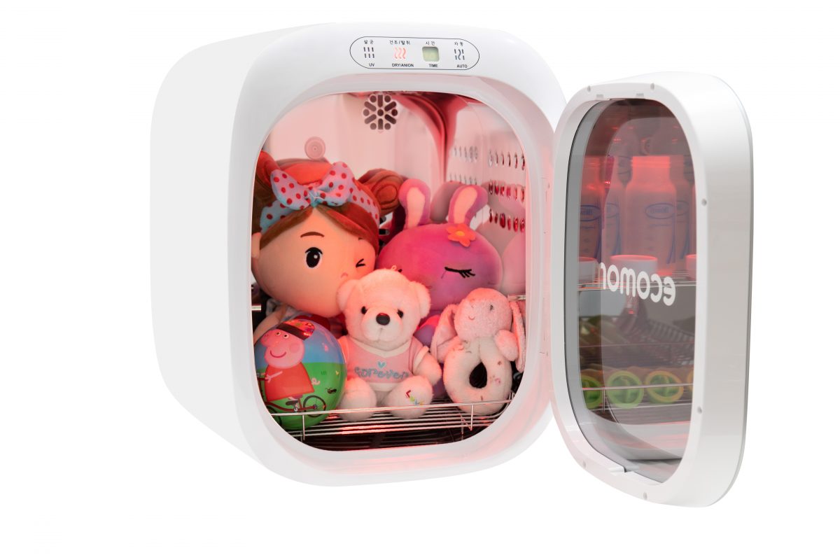 Máy tiệt trùng sấy khô khử mùi bằng tia UV Ecomom ECO-100 Pro - Màu Đen
