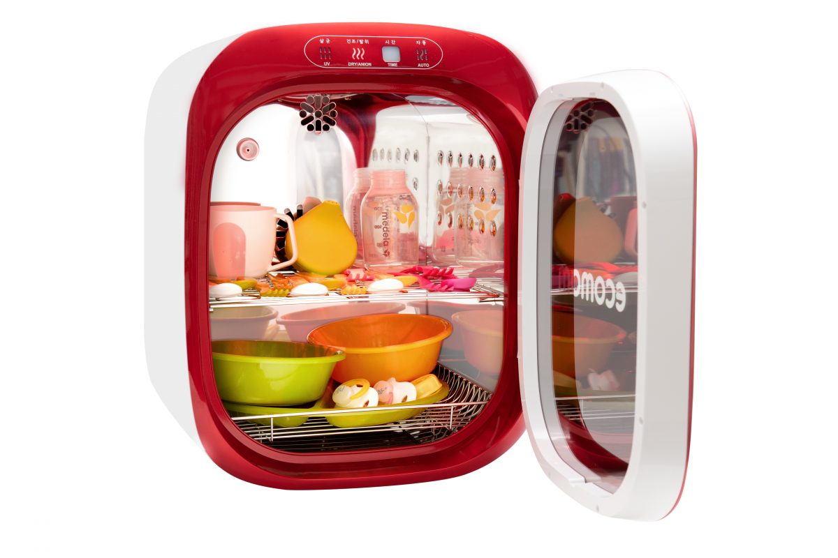 Máy tiệt trùng sấy khô khử mùi bằng tia UV Ecomom ECO-100 Pro - Màu Đen