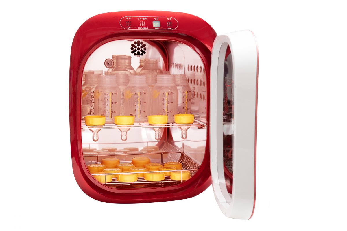 Máy tiệt trùng sấy khô khử mùi bằng tia UV Ecomom ECO-100 Pro - Màu Đen