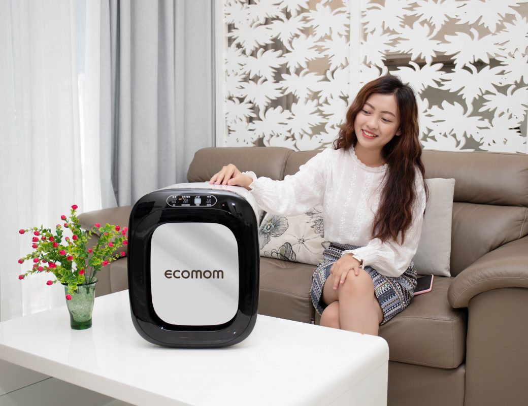Máy tiệt trùng sấy khô khử mùi bằng tia UV Ecomom ECO-100 Pro - Màu Trắng