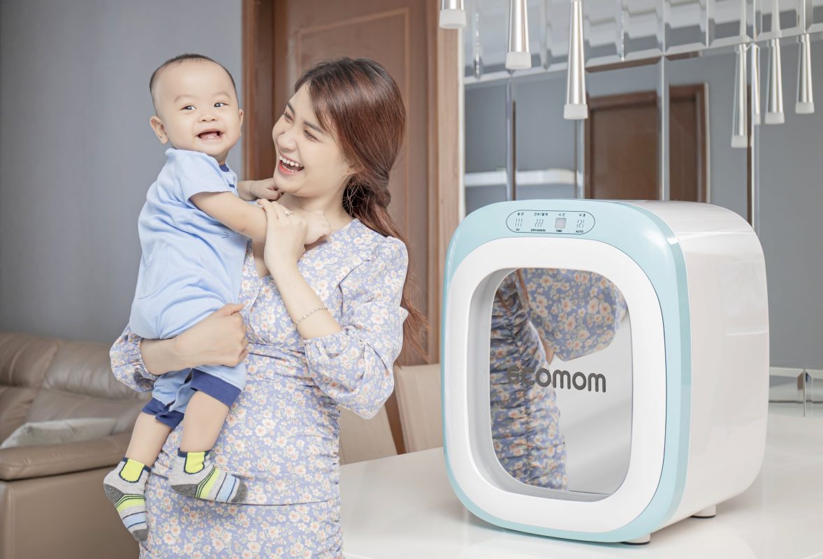Máy tiệt trùng sấy khô khử mùi bằng tia UV Ecomom ECO-22 Plus - Màu Xanh Dương