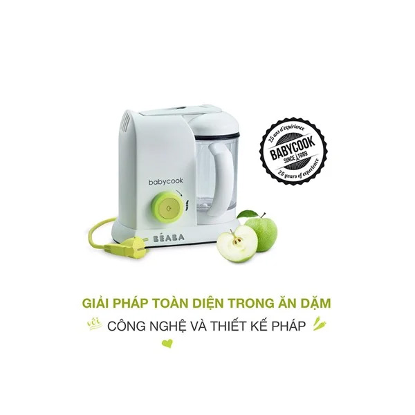 Máy xay hấp đa năng 4in1 BéaBa Babycook Màu đỏ