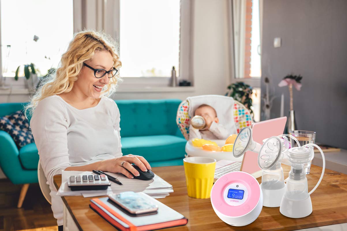 Máy hút sữa điện đôi Unimom Minuet LCD UM872019 