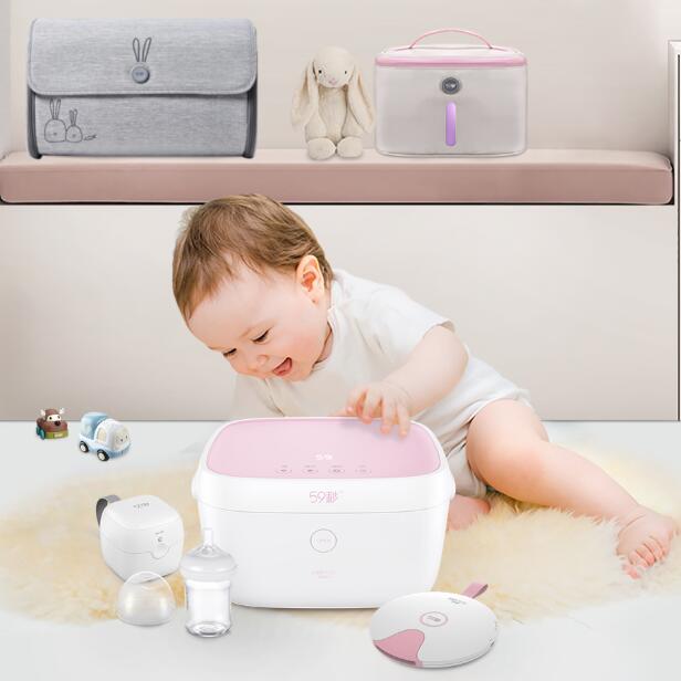 Máy tiệt trùng sấy khô đa năng 59S - Màu Hồng