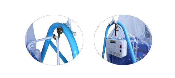Nôi đưa tự động 2 tầng AUTORU Eco 25 AUE-AC25 Xanh đậm