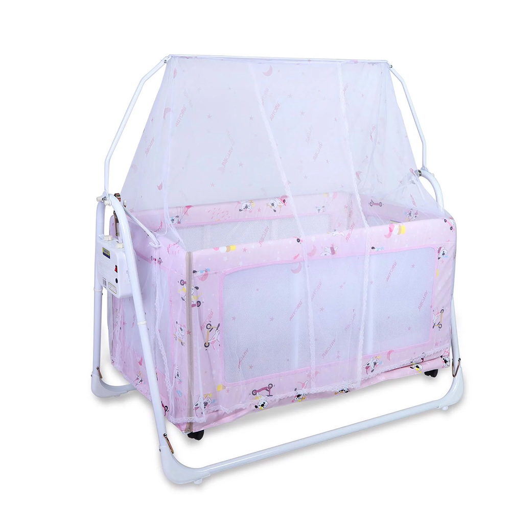 Nôi điện autoru 2 tầng đa năng AUMCR01 - Xanh đậm