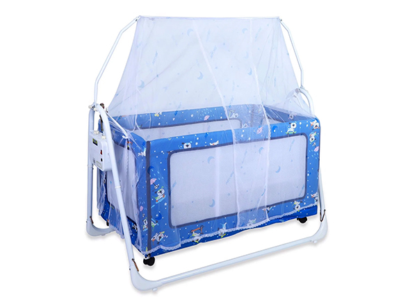 Nôi điện autoru 2 tầng đa năng AUMCR01 - Xanh nhạt