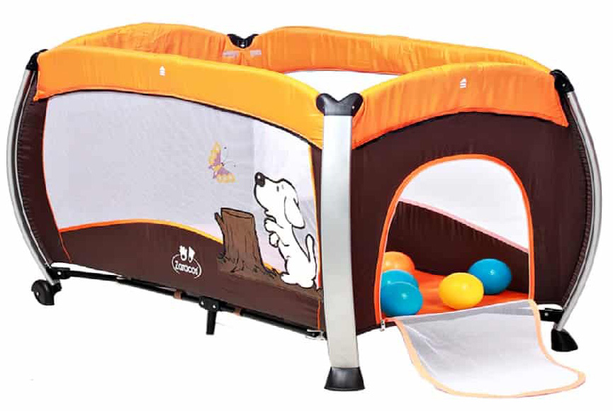 Nôi cũi dù ZARACOS JELLY 6046 – ORANGE